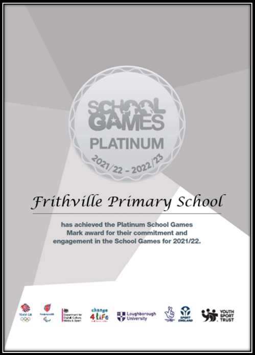 School Games Award – Platinum